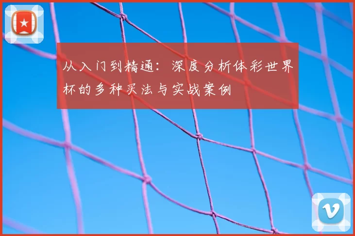 从入门到精通:深度分析体彩世界杯的多种买法与实战案例