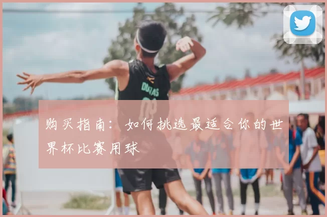 购买指南:如何挑选最适合你的世界杯比赛用球